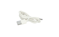 Vaikų naktinė šviesa silikono liesti minkšta USB balta katė guli