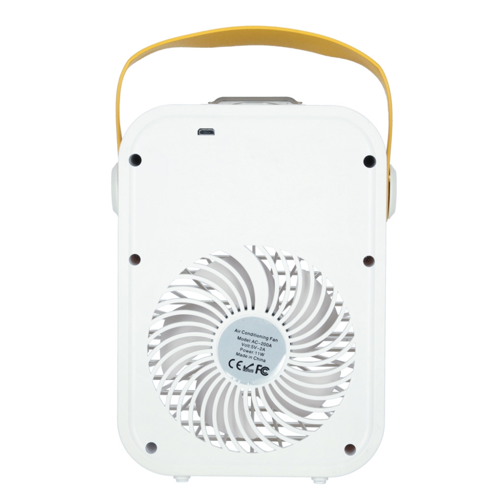 Stalinis ventiliatorius drėkintuvas 3in1 USB baltas