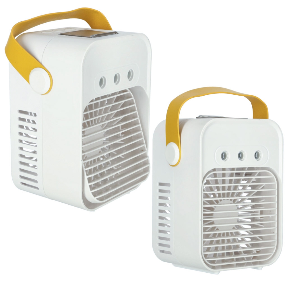 Stalinis ventiliatorius drėkintuvas 3in1 USB baltas
