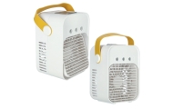 Stalinis ventiliatorius drėkintuvas 3in1 USB baltas