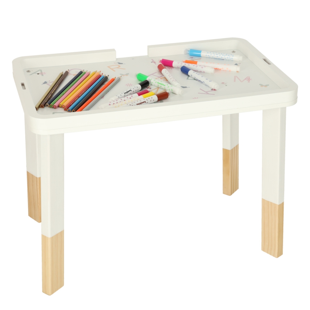 LULILO montessori manipuliacinis stalas rožinės spalvos