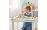 LULILO montessori manipuliacijų stalas mėtų spalvos