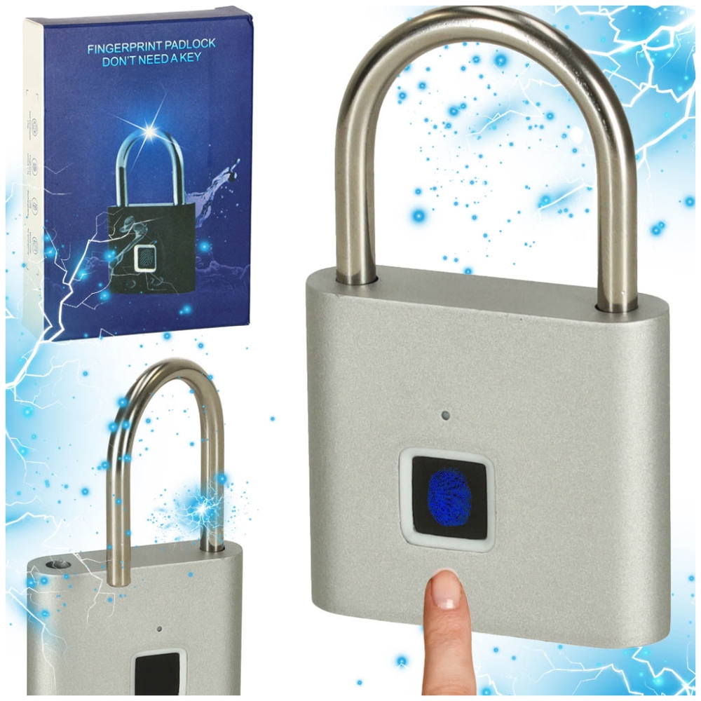 Elektroninė pirštų atspaudų spyna, atspari vandeniui, išmanioji USB