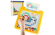Magnetinės montessori lentos taškai geltoni