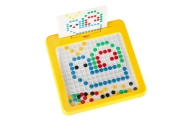 Magnetinės montessori lentos taškai geltoni