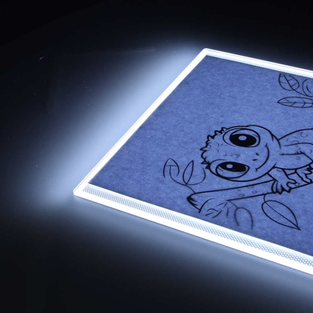 Piešimo lenta A4 su LED apšvietimu-Žaislai, Lavinamieji žaislai, Molbertai, piešimo lentos-e-vaikas