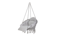 Sodo sūpynės "Stork's nest" su pagalvėle XXL pilka 150kg