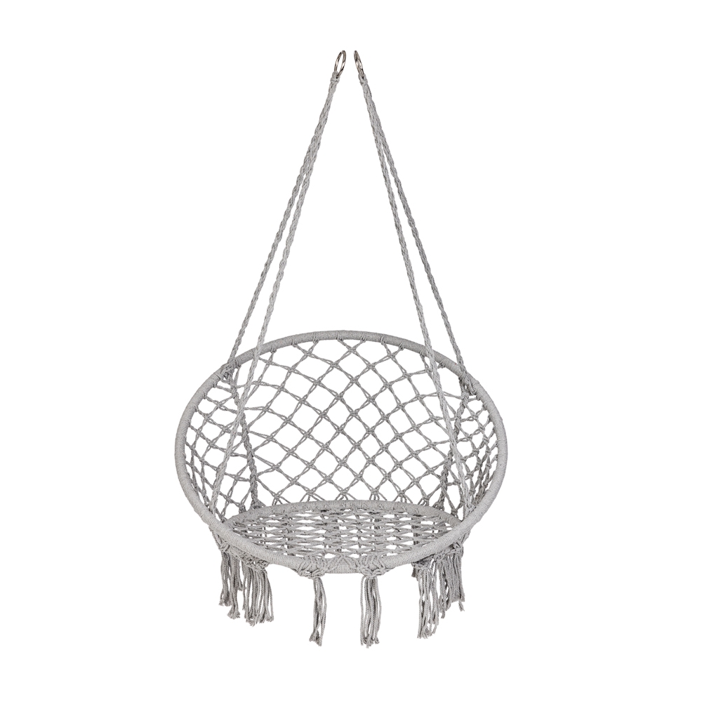 Sodo sūpynės "Stork's nest" su pagalvėle XXL pilka 150kg