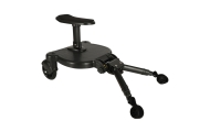 Vaikiško vežimėlio pakopa su kūdikio sėdyne, juoda