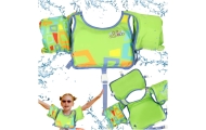 AQUASTAR Žalia maudymosi liemenė su rankovėmis
