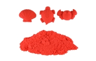 Kinetinis smėlis 1 kg maišelyje, raudonas-Žaislai, Kūrybiniai žaislai, Lipdymas-e-vaikas
