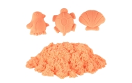 Kinetinis smėlis 1 kg maišelyje oranžinis