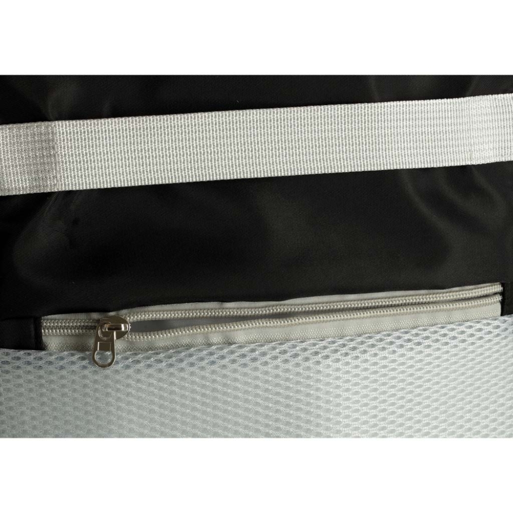 Kelioninė kuprinė lėktuvui vandeniui atspari USB kabelis 45x16x28cm juoda