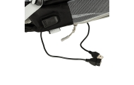 Kelioninė kuprinė lėktuvui vandeniui atsparus USB kabelis 45x16x28cm juoda