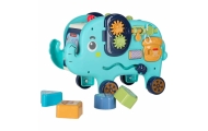 Dramblys montessori manipuliacinė lenta pounder sorter blokai plaktukas 26cm