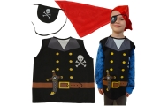 Piratų jūreivio karnavalinis kostiumas 3-8 metų amžiaus