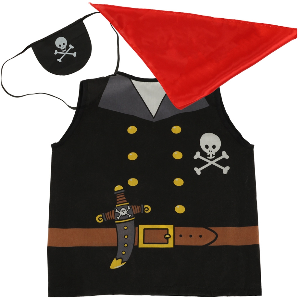 Piratų jūreivio karnavalinis kostiumas 3-8 metų amžiaus-Drabužiai ir aksesuarai, Karnavalinė apranga-e-vaikas