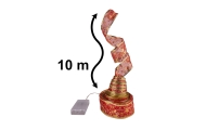 Juosta dekoratyvinė LED juosta 10m 100LED Kalėdų eglutės žibintai Kalėdų dekoracijos įvairiaspalvės su baterijomis
