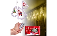 LED Kalėdų eglutės paveikslėlio uždangos lemputės 3 m 10 USB lempučių