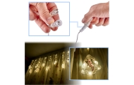 LED Kalėdų eglutės paveikslėlio uždangos lemputės 3 m 10 USB lempučių