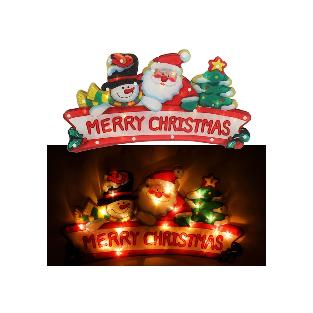 LED Kalėdų pakabukas lemputės Linksmos Kalėdų dekoracijos 45cm