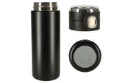 Termo puodelis su kandikliu LED termosas 420ml juodas