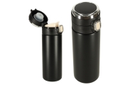 Termo puodelis su kandikliu LED termosas 420ml juodas