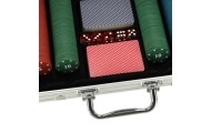 Pokerio rinkinys dėkle 500 žetonų 2 kortų pakuotės