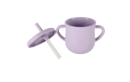 Vaikiški silikoniniai indai krabas, 9 vnt., violetinės spalvos