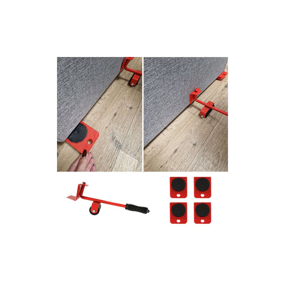 Transportavimo ratukai - baldų pervežimo rinkinys 5in1