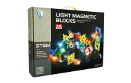 Šviečiantis magnetinis marmurinis rutuliukų takelis 49 elementai