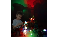 Magnetinis marmuro rutuliukų takelis šviečiantis 202 vnt.