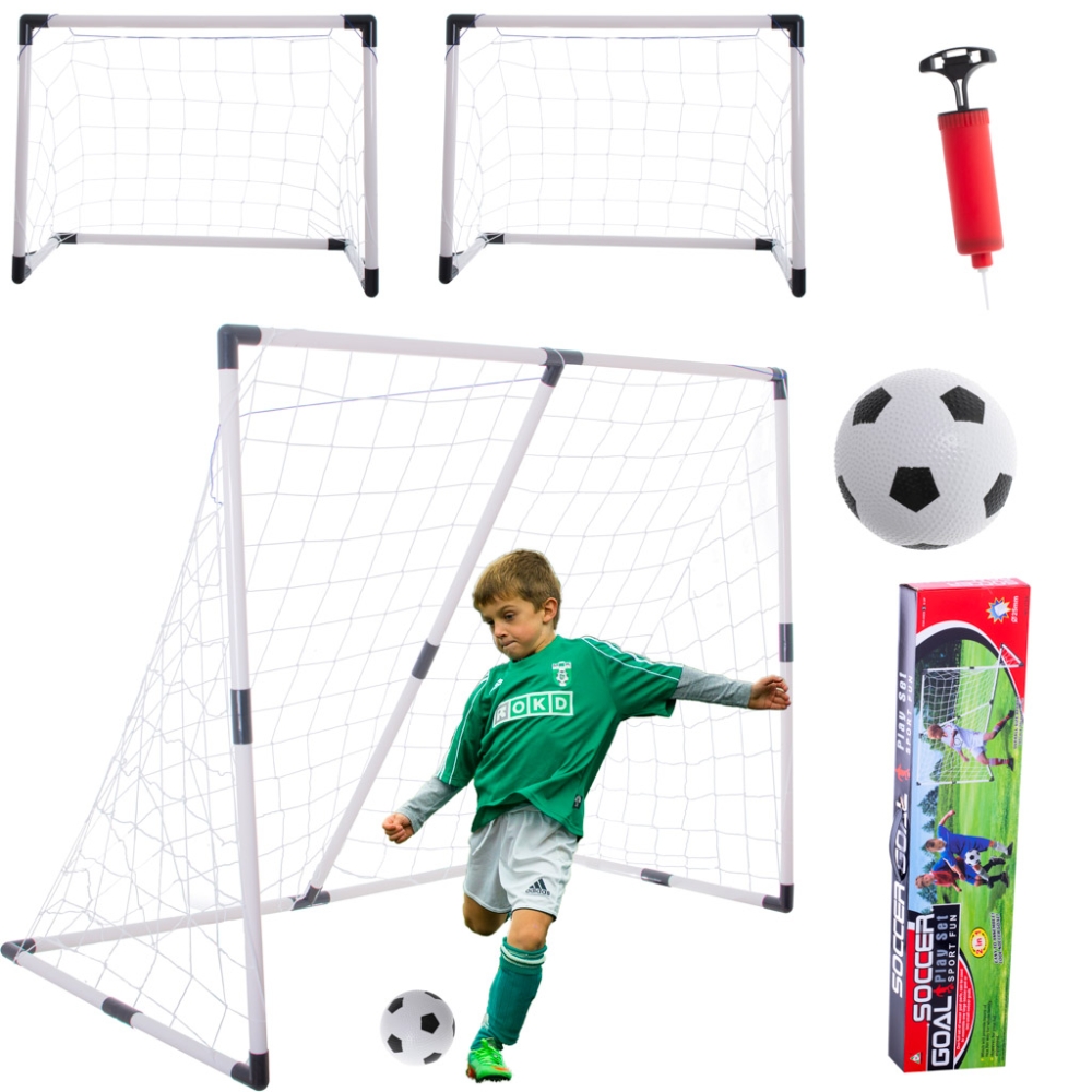Futbolo vartai vaikams 2in1 185x120x70cm-Žaislai, Lauko žaislai, Lauko žaidimai ir sporto prekės, Krepšinis, futbolas-e-vaikas