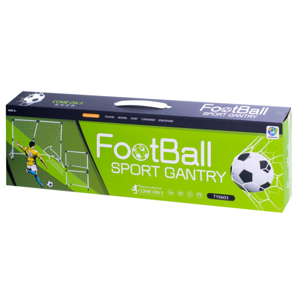 Vaikų futbolo vartai 2in1 143x110x70cm
