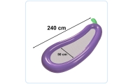 Pripučiamas tinklinis čiužinys aubergine 240cm