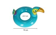 Pripučiamas vaikiškas plaukimo žiedas Toucan 70cm