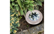 Saulės žemės sodo žibintai 8LED 4 vnt, šiltos baltos spalvos