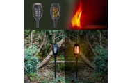 Saulės sodo žibintuvėliai 12LED 4vnt.
