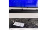 "Smart TV" belaidė klaviatūra sidabrinė