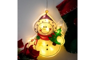 LED pakabinamas apšvietimas Kalėdų dekoracijos sniego senis
