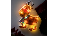 LED pakabinamas apšvietimas Kalėdų dekoracijos šiaurinis elnias