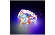 LED dekoratyvinės vielos žibintai 10 m 100LED daugiaspalvis