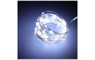 LED dekoratyvinis apšvietimas 10m 100LED šaltai balta