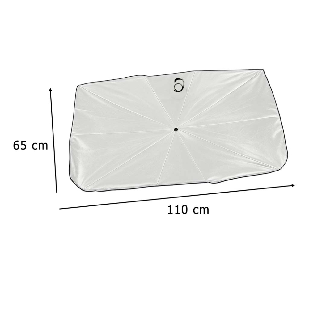Uždangalas nuo saulės priekiniam automobilio stiklui 65x110cm