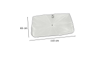 Uždangalas nuo saulės priekiniam automobilio stiklui 65x110cm