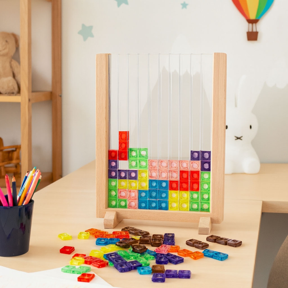 Galvosūkių žaidimas Dėlionė tetris-Žaislai, Dėlionės, 3D - tūrinės dėlionės-e-vaikas