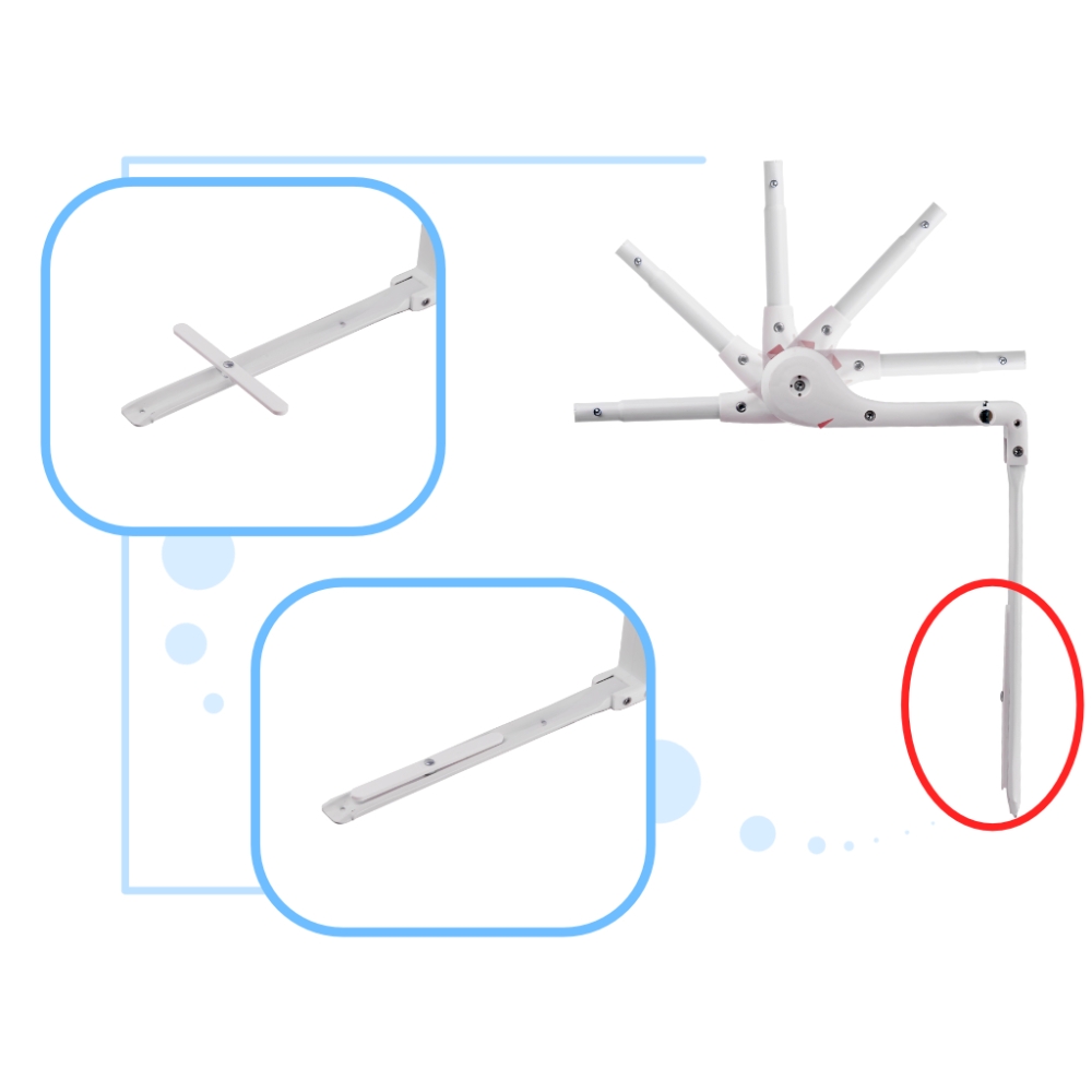 Apsauginių vartų barjeras lovos apsaugai 150 cm juodas