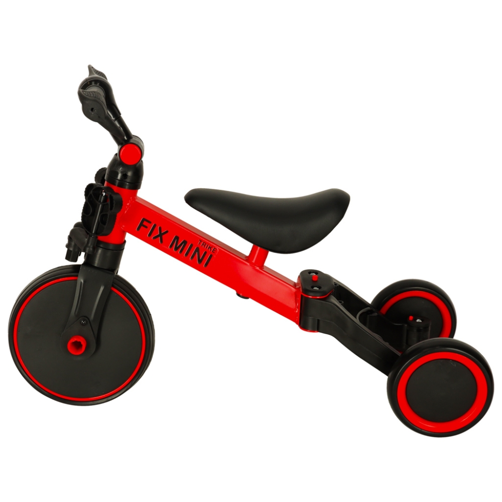 Balansinis dviratukas / triratukas Trike Fix Mini 3in1 su pedalais raudonas-Judėjimui, Balansiniai dviratukai, Triratukai vaikam