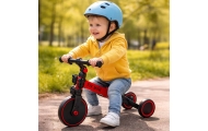 Balansinis dviratukas / triratukas Trike Fix Mini 3in1 su pedalais raudonas-Judėjimui, Balansiniai dviratukai, Triratukai vaikam