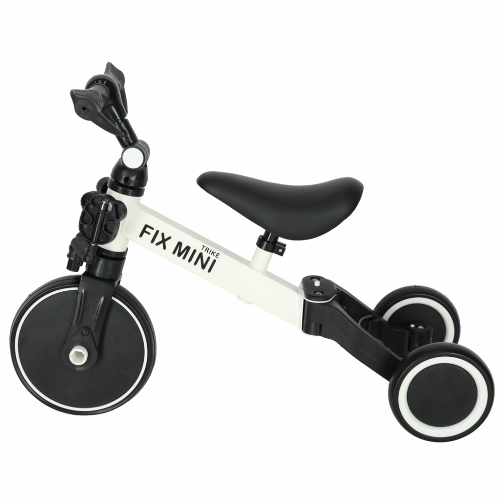 Balansinis triratukas Trike Fix Mini 3in1 su pedalais, baltas-Judėjimui, Balansiniai dviratukai, Triratukai vaikams-e-vaikas